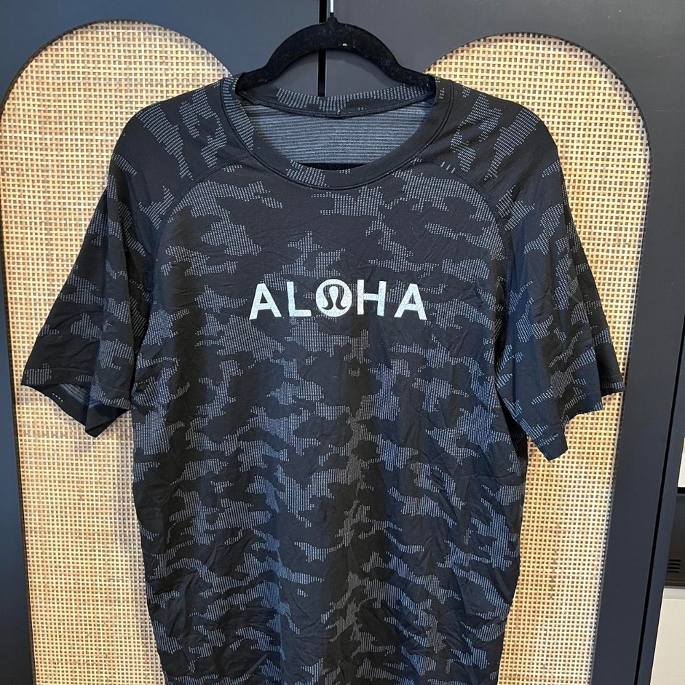 lululemon aloha camo shirt